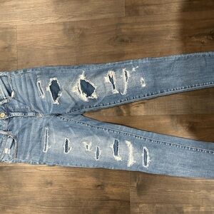 American Eagle Outfitters Light Blue Hi-Rise Jeggings